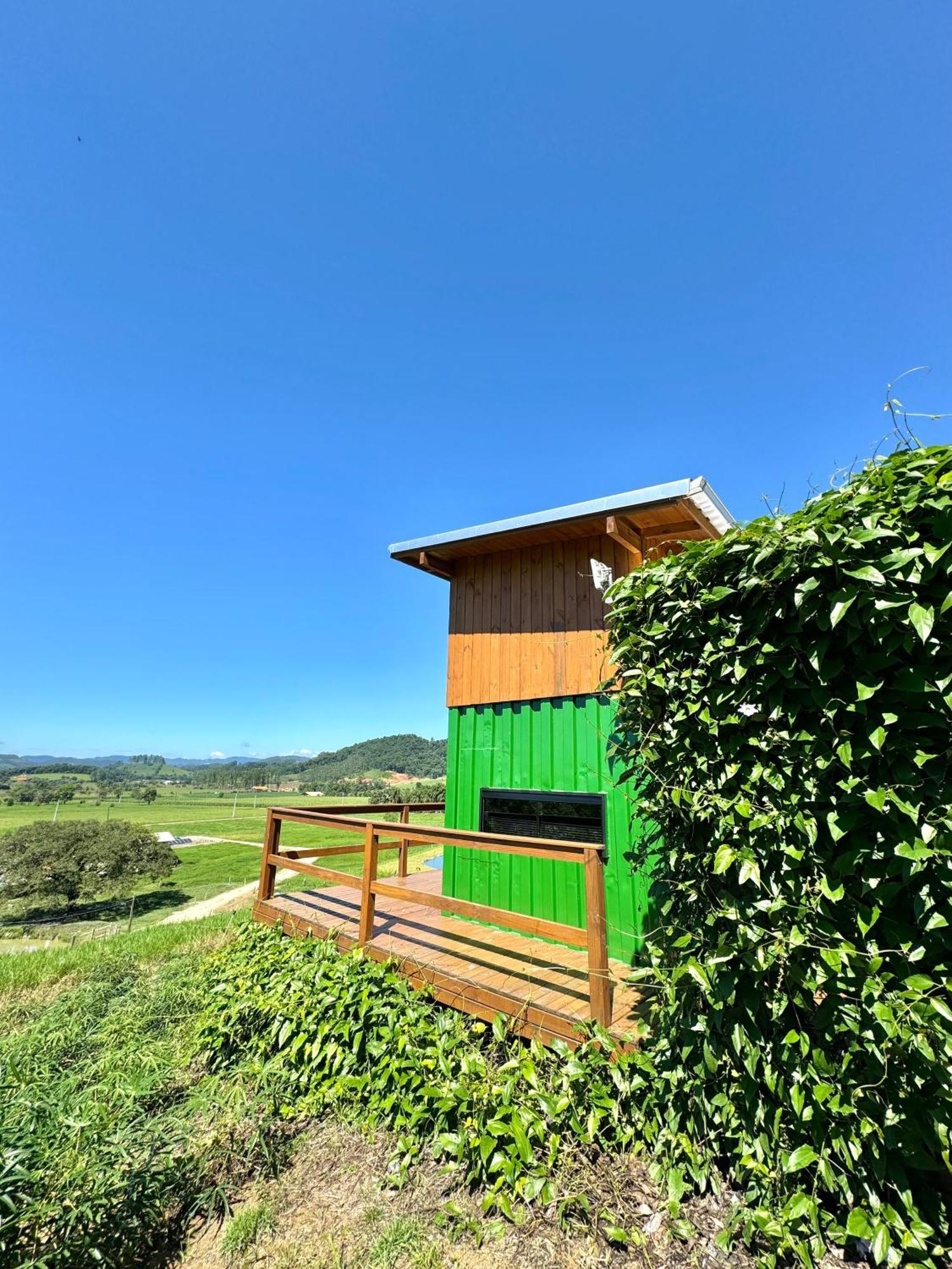 Casa Container - Pousada Container da Montanha VERDE Banheira Rio Fortuna Exterior foto