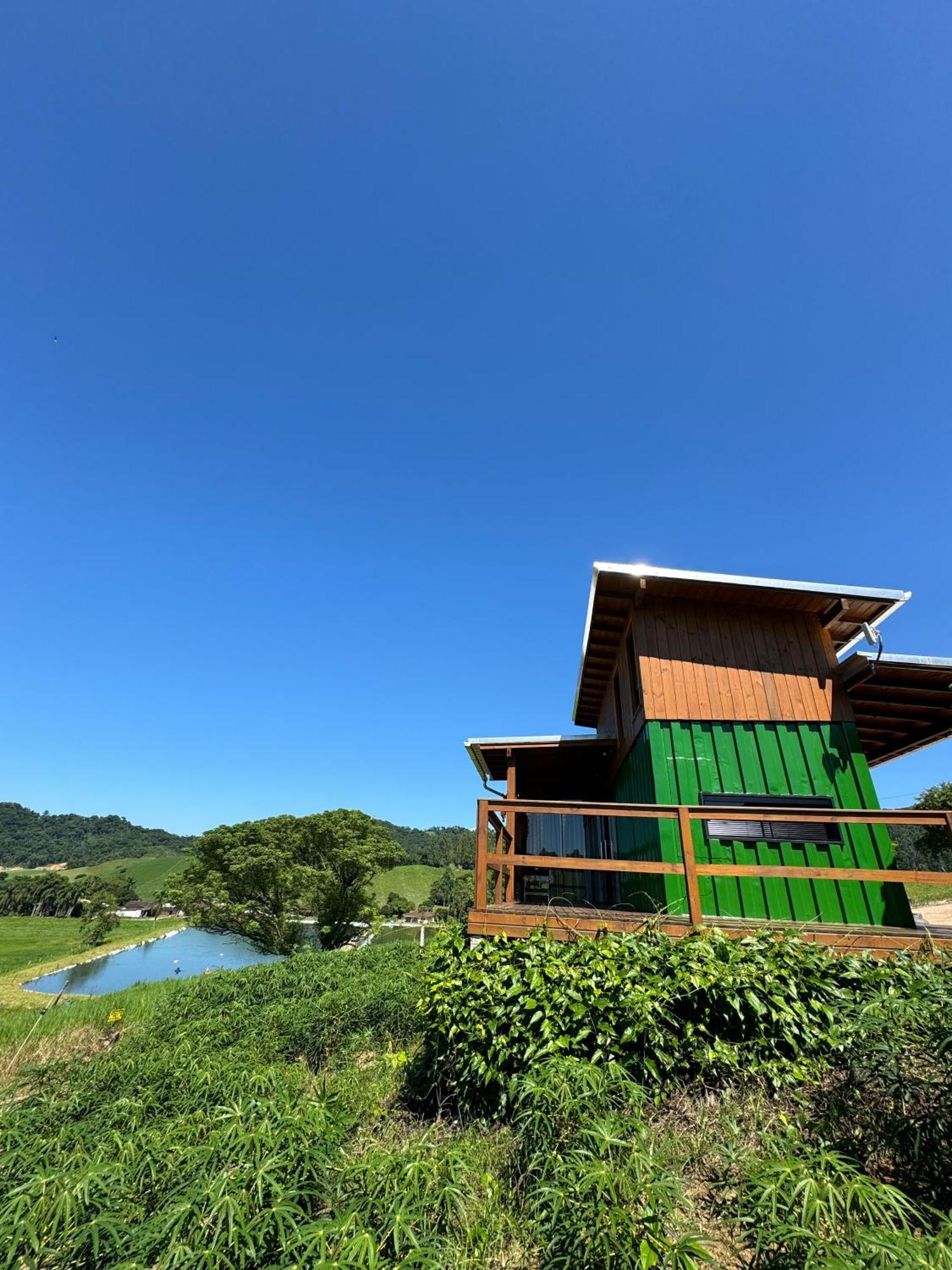 Casa Container - Pousada Container da Montanha VERDE Banheira Rio Fortuna Exterior foto